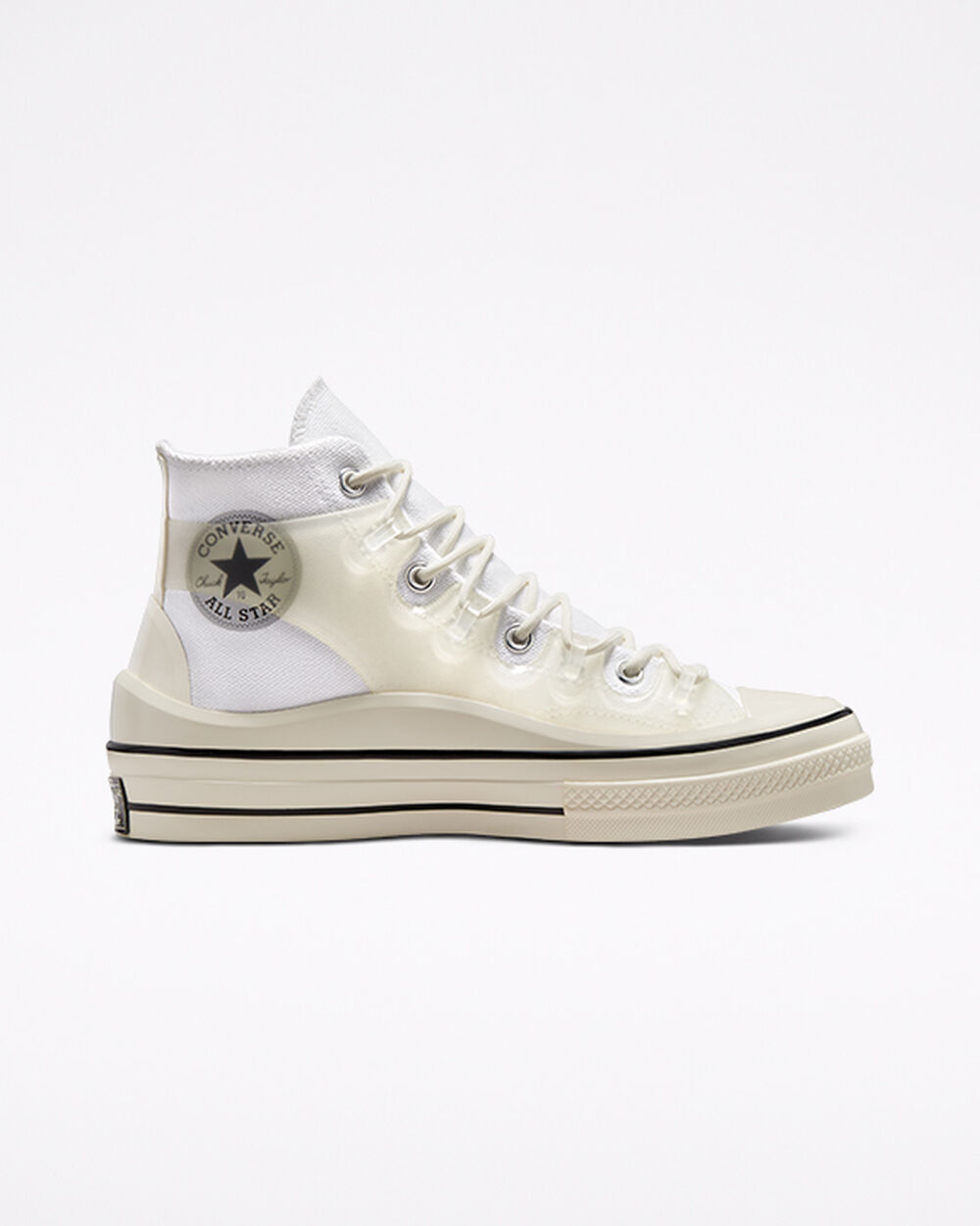 Adidași Barbati Converse Chuck 70 Albi Negrii | Romania-41509