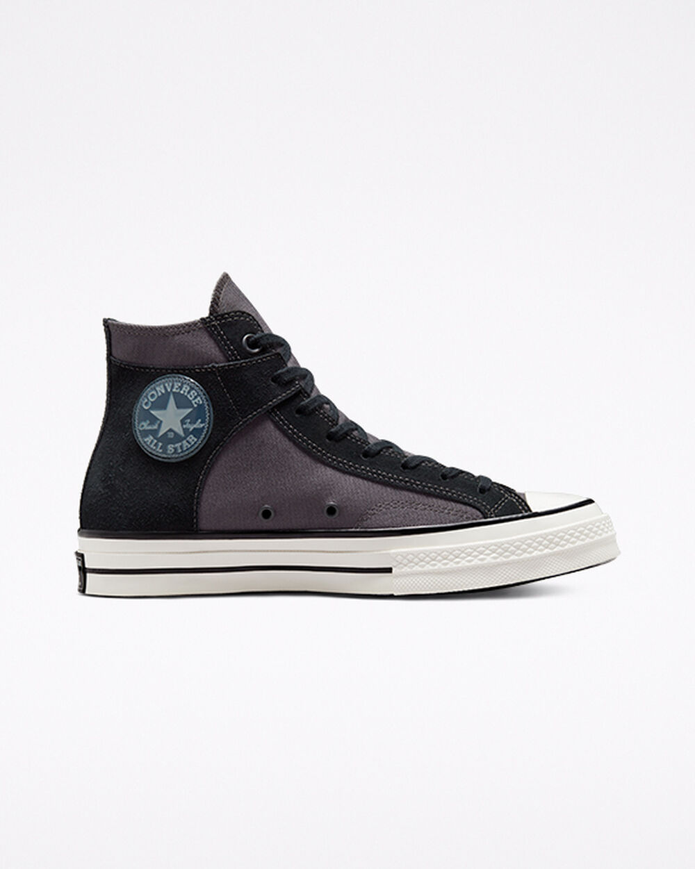 Adidași Barbati Converse Chuck 70 Negrii Albi | Romania-17068