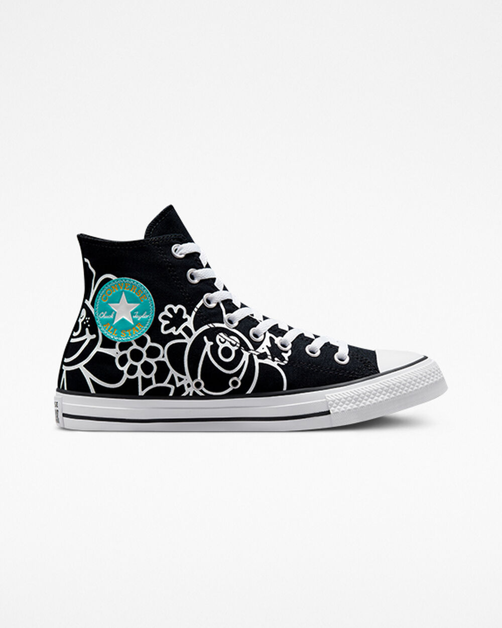Adidași Barbati Converse Chuck Taylor All Star Negrii Albi | Romania-60974