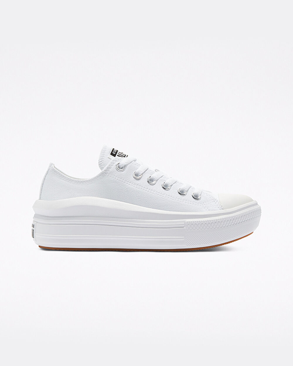 Adidași Dama Converse Chuck Taylor All Star Move Albi Albi | Romania-27906