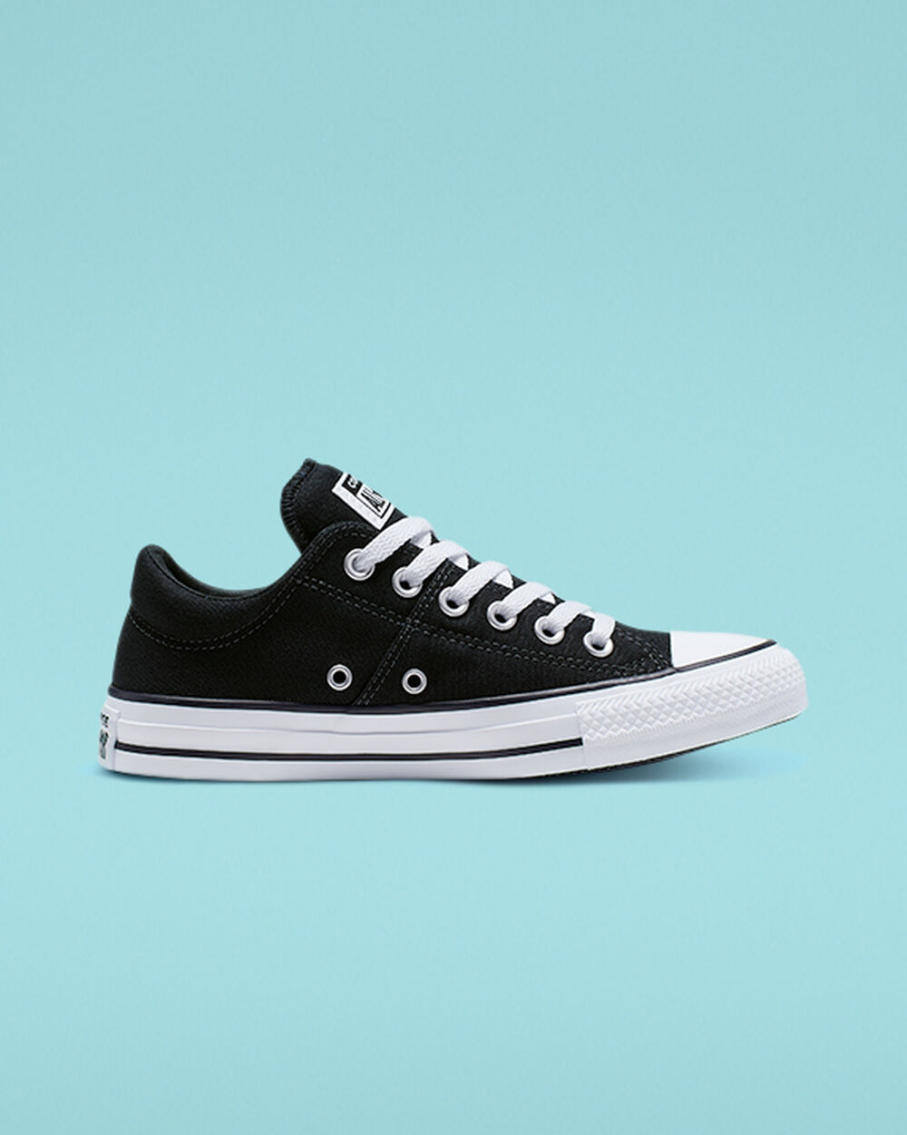 Adidași Dama Converse Chuck Taylor All Star Madison Negrii Albi Negrii | Romania-38190