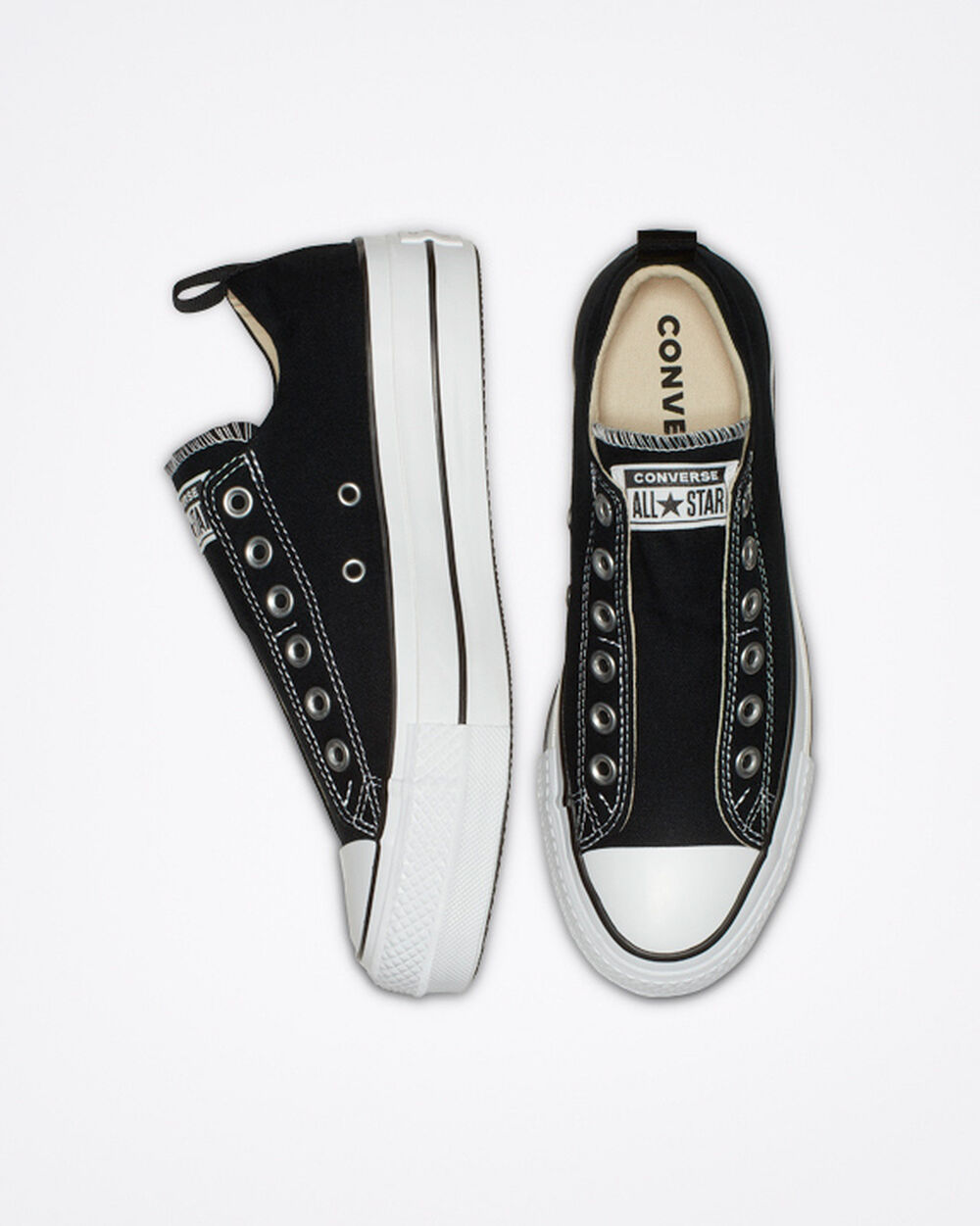 Adidași Dama Converse Chuck Taylor All Star Negrii Albi Negrii | Romania-57102