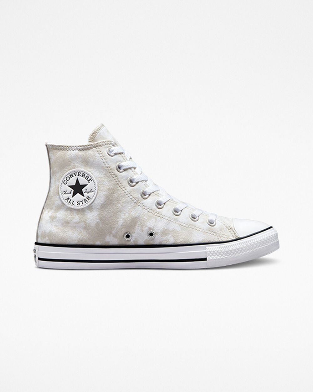 Adidași Dama Converse Chuck Taylor All Star Bej Albi Negrii | Romania-98724