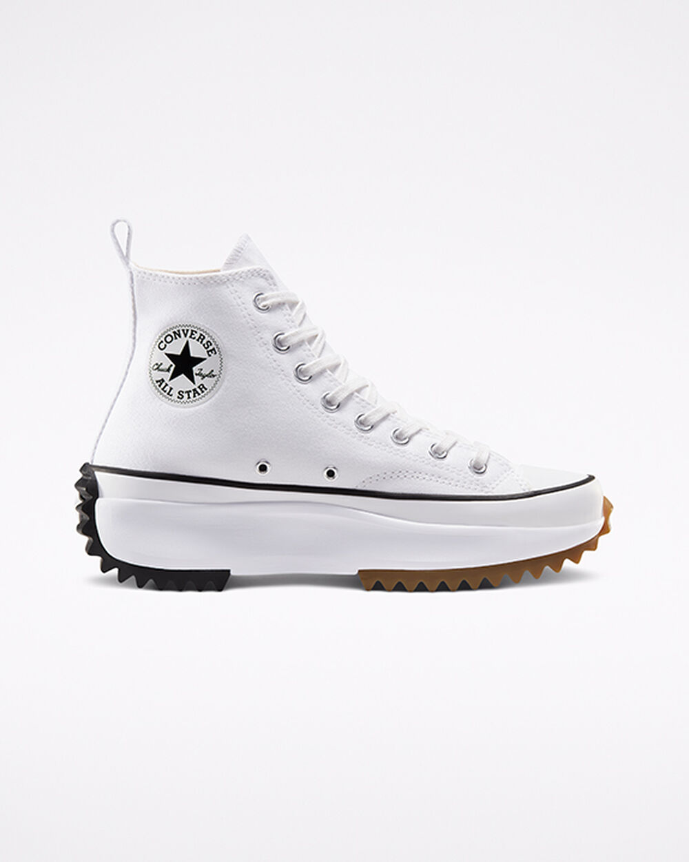 Adidași Dama Converse Run Star Hike Albi Negrii | Romania-49360