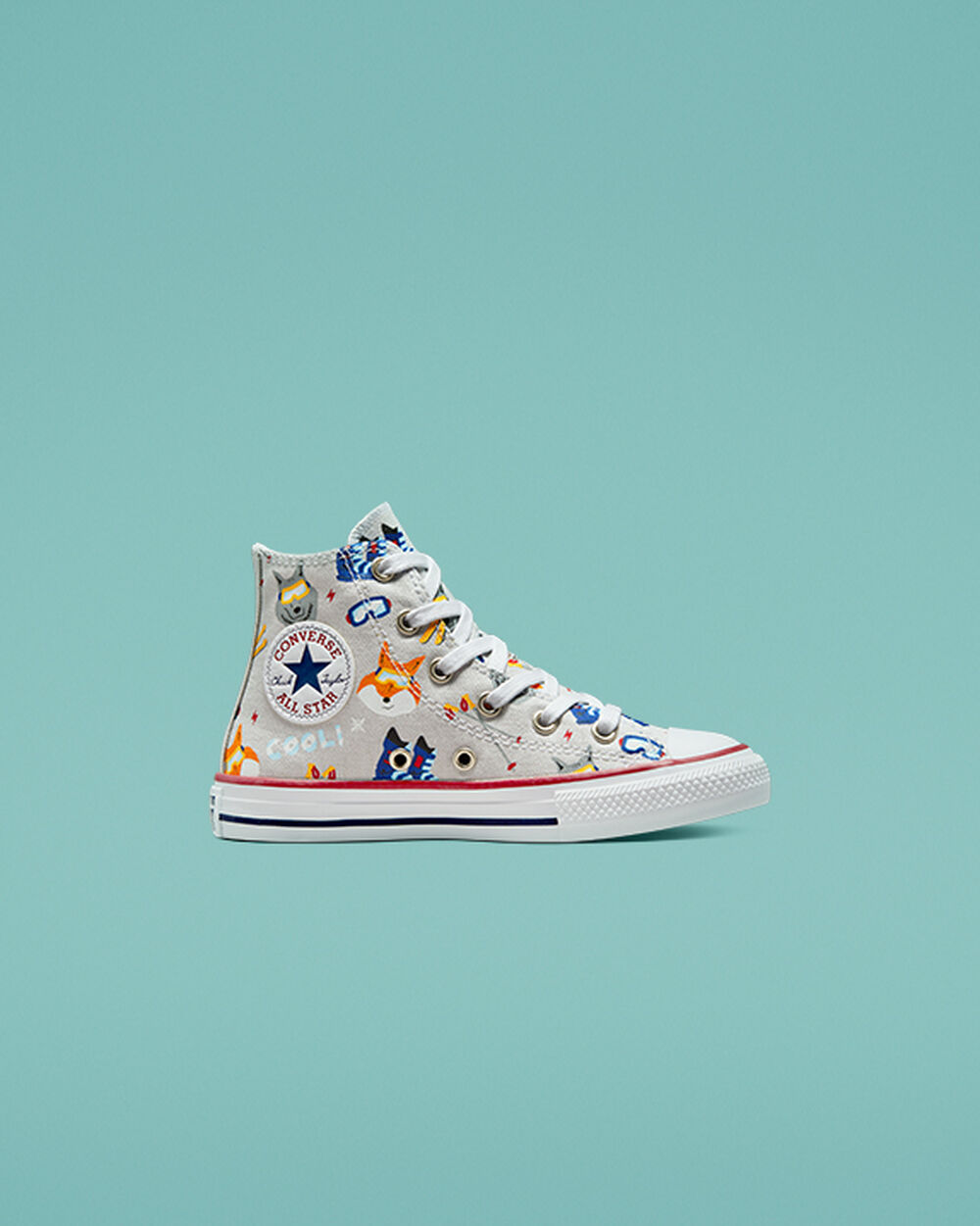 Adidași Fete Converse Chuck Taylor All Star Gri Deschis Bleumarin | Romania-16430