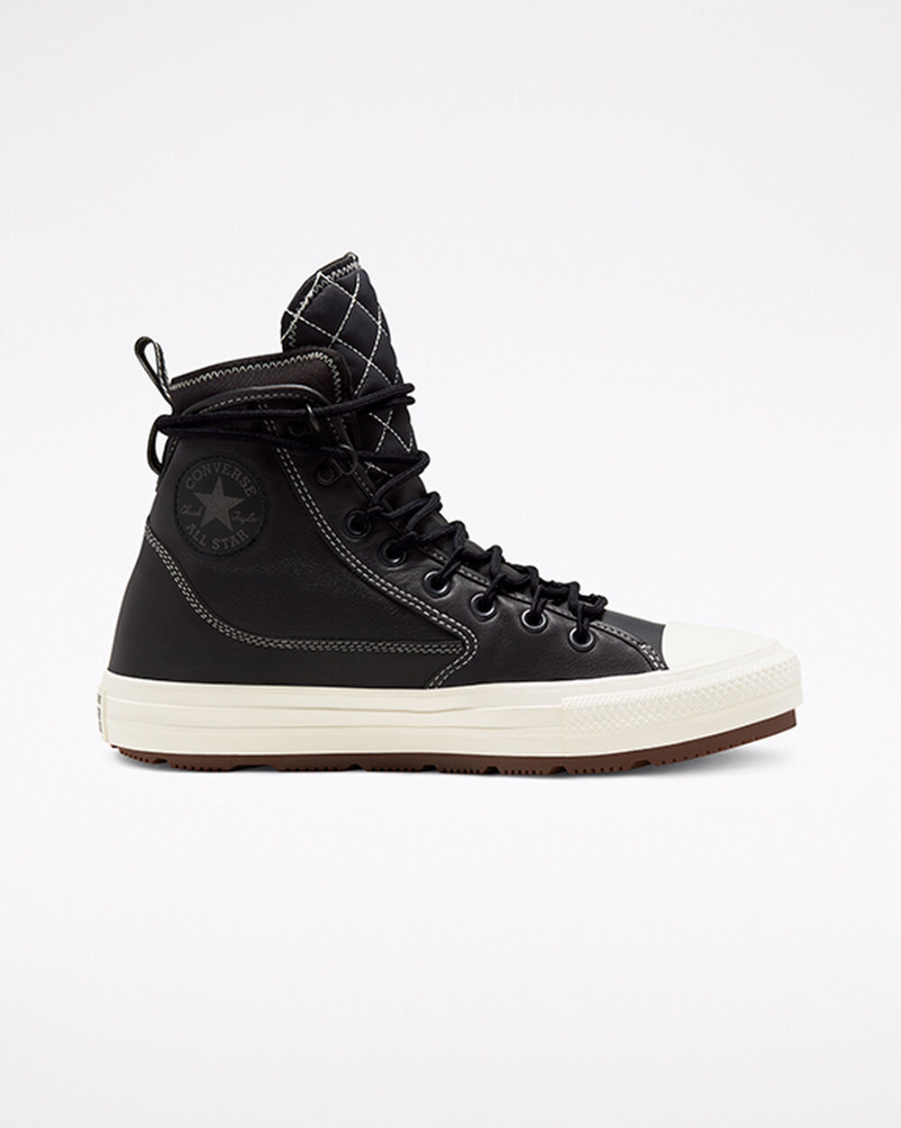 Bocanci Drumetie Dama Converse Chuck Taylor All Star Negrii Albi | Romania-42987