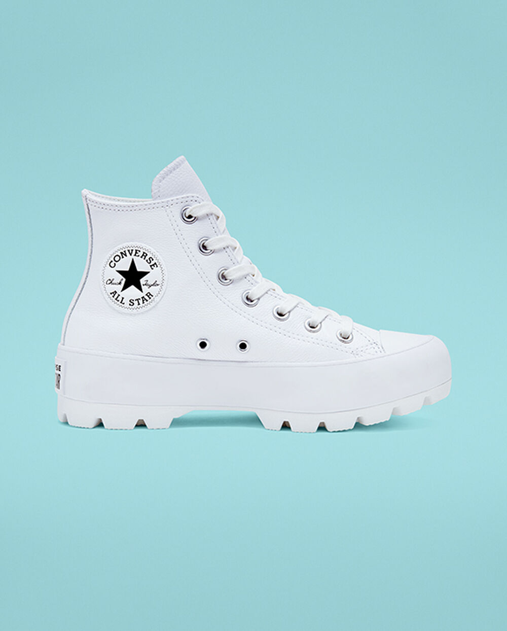 Ghete Iarna Dama Converse Chuck Taylor All Star Albi Negrii Albi | Romania-69185