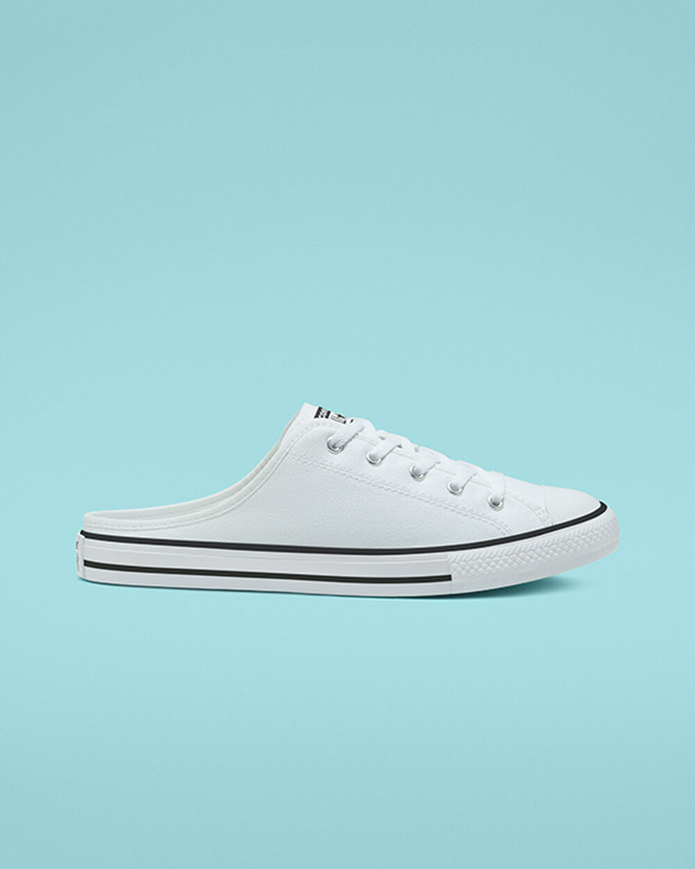 Slip On Dama Converse Chuck Taylor All Star Albi Negrii | Romania-80926